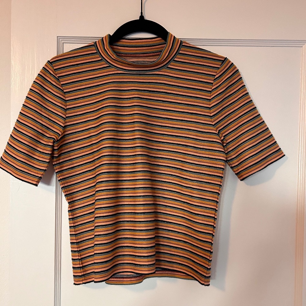 Madewell, Texture & Thread - Striped Tee, Multi sz small
